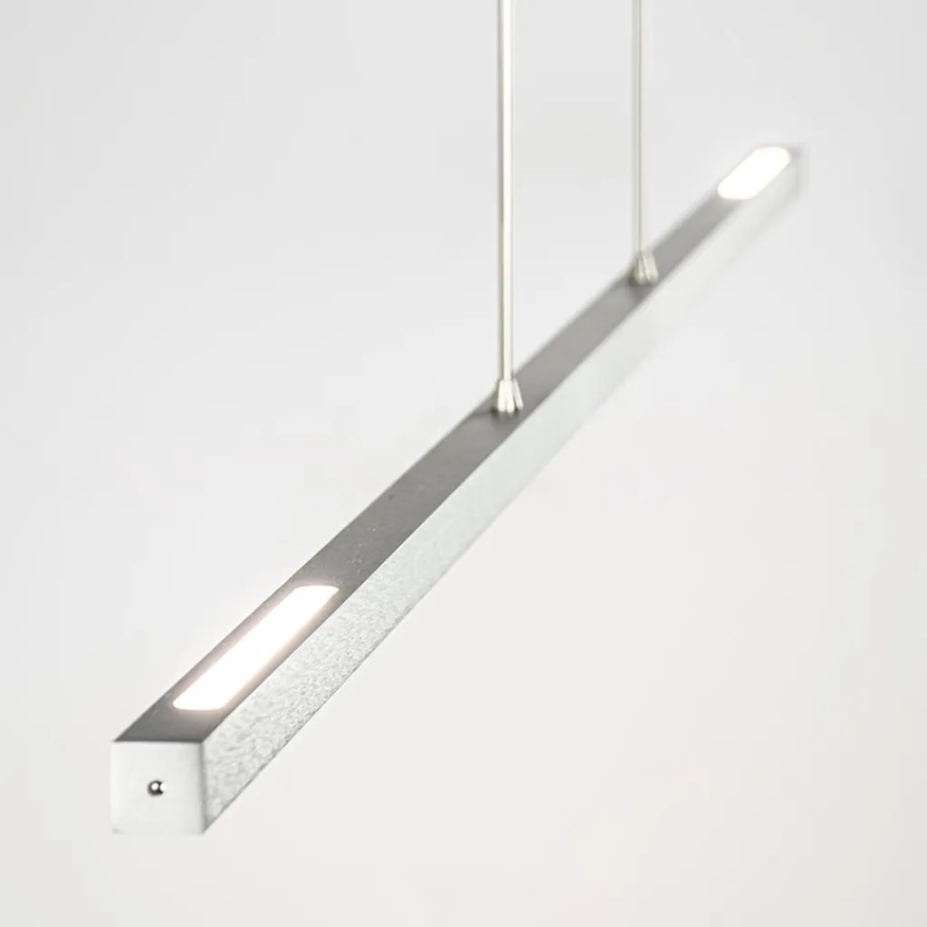 Straluma Aluminium LED hanglamp nikkel mat inclusief dimmer> Hanglampen|Eettafellampen