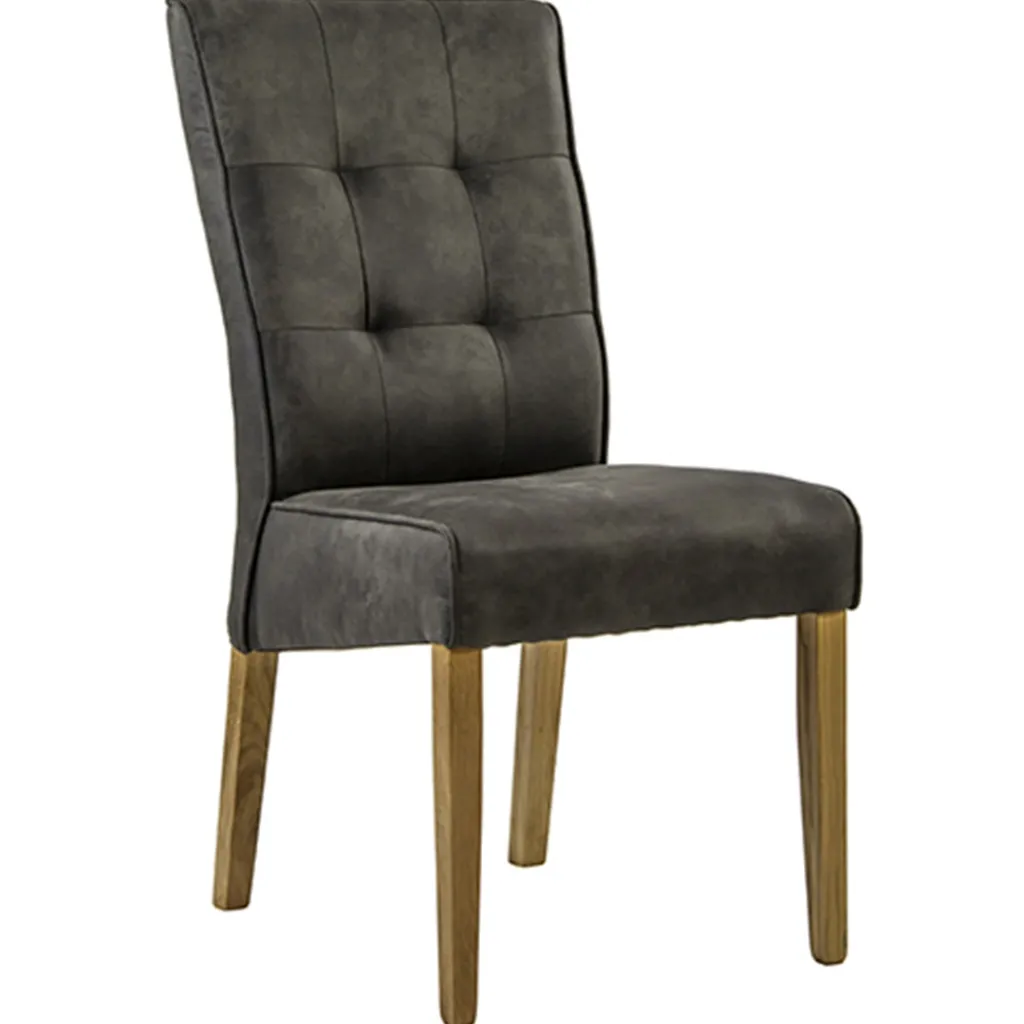 Straluma Antraciet stoffen eetkamerstoel> Eetkamerstoelen