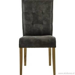 Straluma Antraciet stoffen eetkamerstoel> Eetkamerstoelen