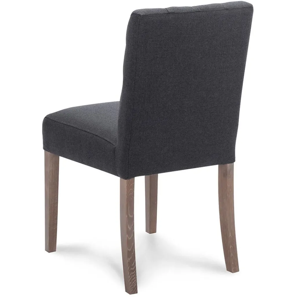 Straluma Antraciete eetkamerstoel met eiken poten> Eetkamerstoelen