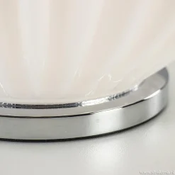 Straluma Art Deco tafellamp chroom met opaal glazen kap><noscript><img width=