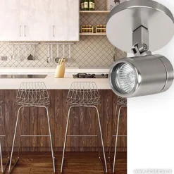 Straluma Badkamer spot Rain nikkel verstelbaar><noscript><img width=