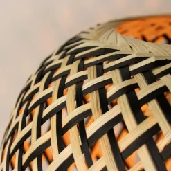 Straluma Bamboe tafellamp naturel met zwart><noscript><img width=