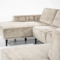 Straluma Bank Sef U-opstelling taupe> Banken