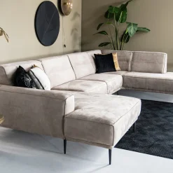 Straluma Bank Sef U-opstelling taupe><noscript><img width=