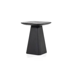 Straluma Bijzettafel Aron zwart 40x40 cm> Bijzettafels