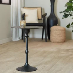 Straluma Bijzettafel Janna mat zwart L&L><noscript><img width=