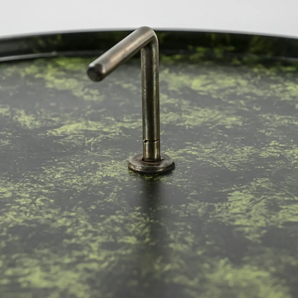 Straluma Bijzettafel Saphire groen met brons 45 cm> Bijzettafels