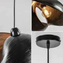 Straluma Botanische hanglamp zwart 50 cm><noscript><img width=