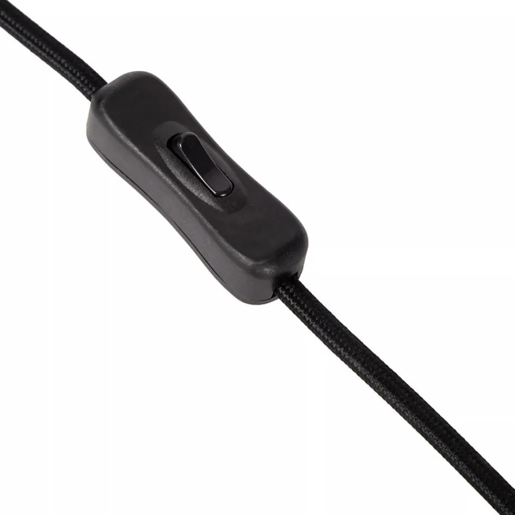 Straluma Botanische tafellamp gevlochten papier zwart> Tafellampen|Draadlampen