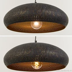 Straluma Brons-bruine hanglamp met gaatjes><noscript><img width=