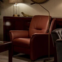 Straluma Bronzen leeslamp op accu inclusief dimbaar LED><noscript><img width=