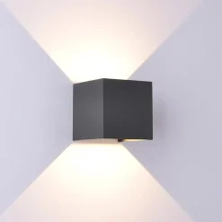 Straluma Buitenlamp kubus zwart verstelbaar IP54><noscript><img width=