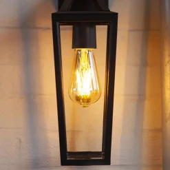 Straluma Buitenlamp lantaarn zwart IP44><noscript><img width=