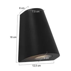 Straluma Buitenlamp Logan zwart 2xgu10 IP54><noscript><img width=