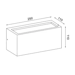 Straluma Buitenlamp Utah antraciet e27 IP65><noscript><img width=