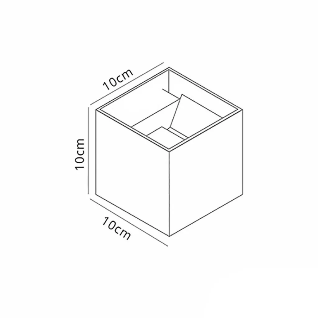 Straluma Buitenlamp wand bruin up+down IP54> Wandlampen|Buitenlampen