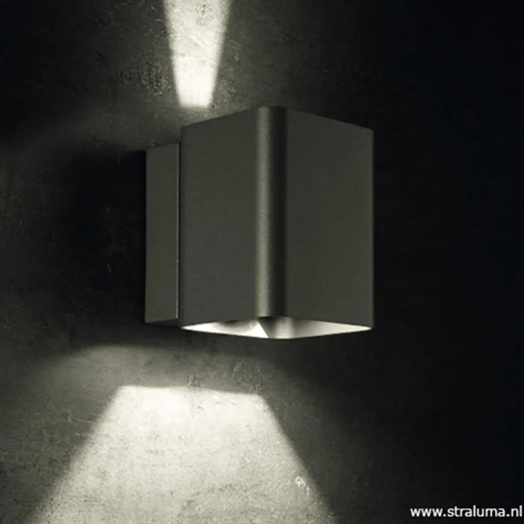 Straluma Buitenlamp wand up+down antraciet IP54> Wandlampen|Buitenlampen