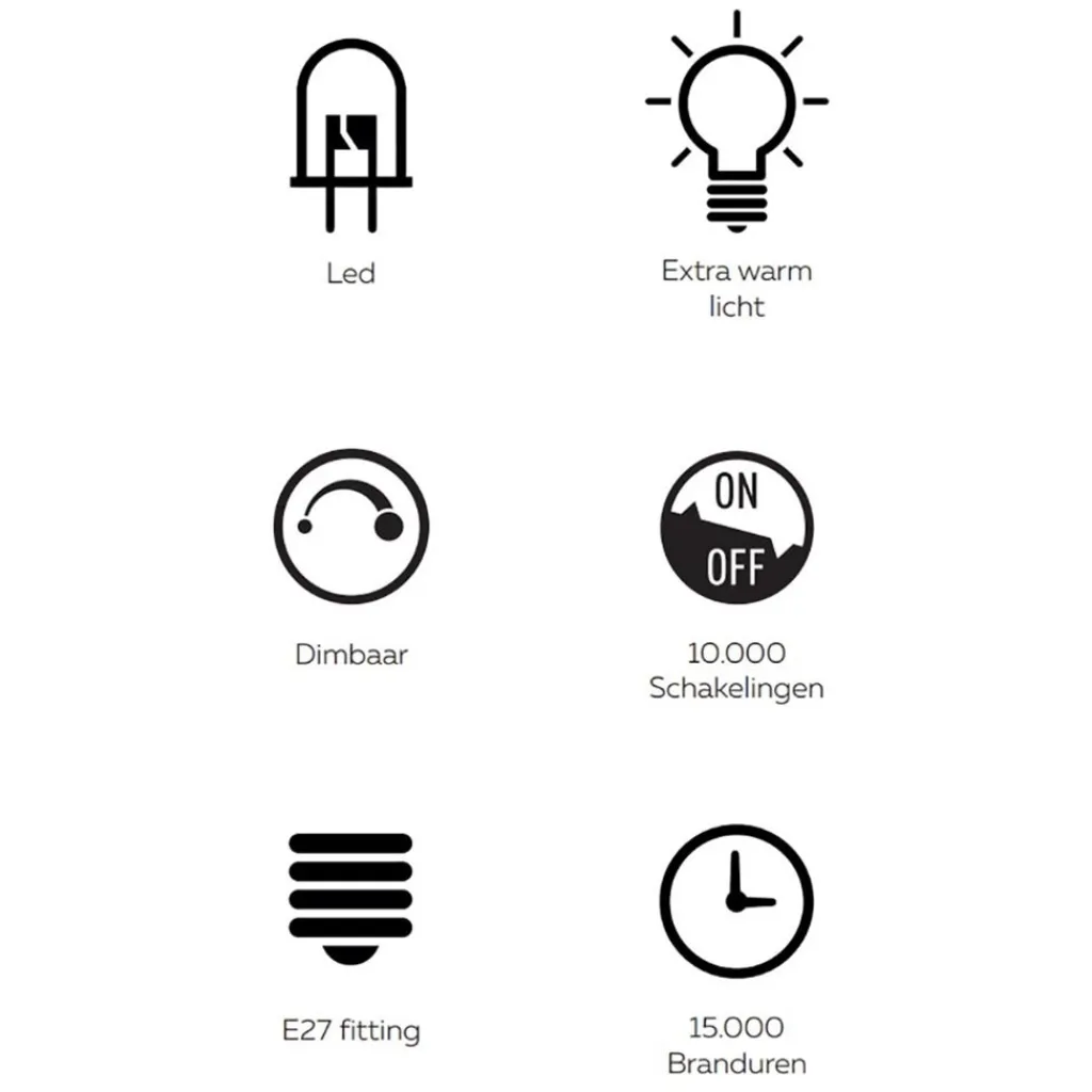 Straluma Calex Colors Elegance Kiruna zwart dimbaar> Calex|Industriële Verlichting