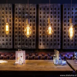 Straluma Calex Retro pendel brons 1.5 m e27><noscript><img width=