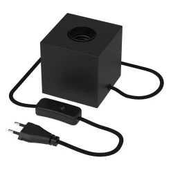 Straluma Calex tafelarmatuur kubus mat zwart> Calex|Lampenvoeten