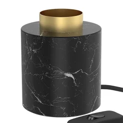 Straluma Calex tafelarmatuur rond marmer/goud> Tafellampen|Calex