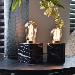 Straluma Calex tafelarmatuur rond marmer/goud><noscript><img width=