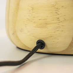 Straluma Calex tafellamp Wood FSC rond><noscript><img width=