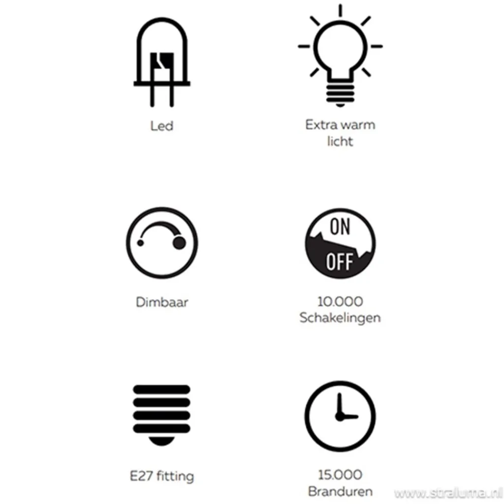Straluma Calex Vienna led gold 4w e27> Keukenverlichting|Eetkamerverlichting