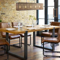 Straluma Chique hanglamp langwerpige balk 5-lichts zwart/goud><noscript><img width=