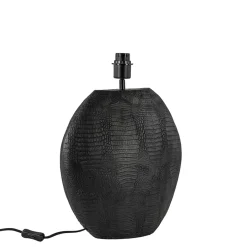 Straluma Chique lampvoet Skeld mat zwart exclusief kap> Lampenvoeten|Light and Living