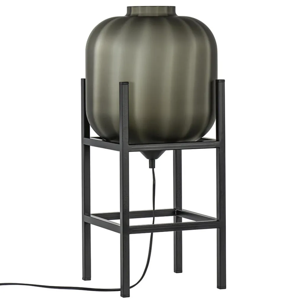 Straluma Chique tafellamp frame met mat zwart glas> Tafellampen|Luxe Verlichting