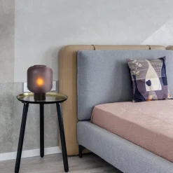 Straluma Chique tafellamp zwart met mat zwart glas><noscript><img width=