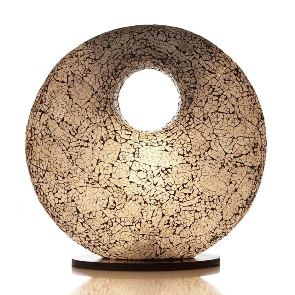 Straluma Decoratieve tafellamp glas wit/zwart> Woonkamerlampen|Slaapkamerlampen