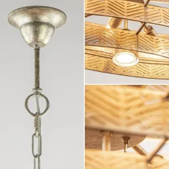 Straluma Design hanglamp ovaal oud zilver><noscript><img width=