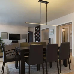 Straluma Design LED hanglamp aluminium mat zwart/mat goud><noscript><img width=