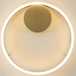 Straluma Design LED plafond/wandlamp ring goud><noscript><img width=