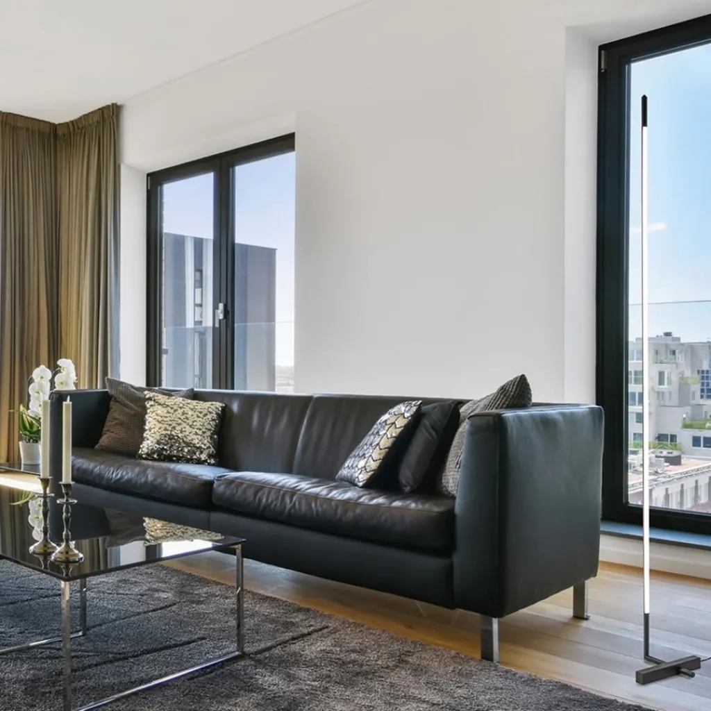 Straluma Design LED vloerlamp zwart met draaibare kap> Vloerlampen|LED Vloerlampen