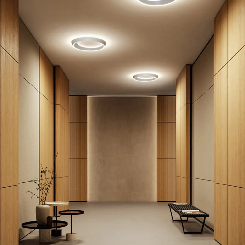 Straluma Design plafondlamp Tidal champagne> Plafondlampen|LED Plafondlampen