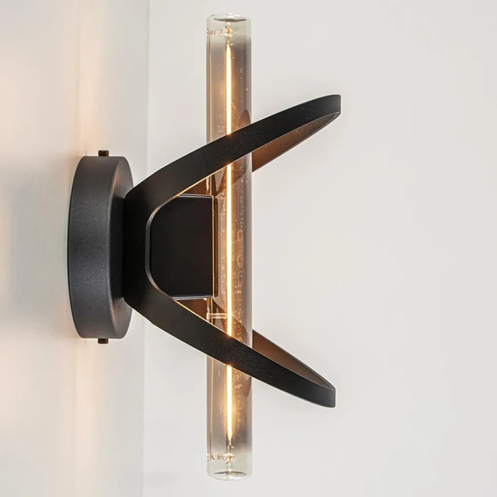 Straluma Design plafond/wandlamp mat zwart> Plafondlampen|Wandlampen