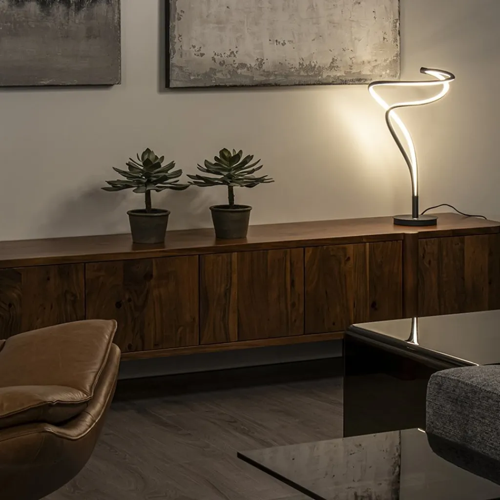 Straluma Design tafellamp zwart met dimbaar LED> Tafellampen|Woonkamerlampen