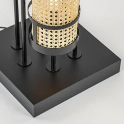 Straluma Design vloerlamp zwart met webbing kappen><noscript><img width=