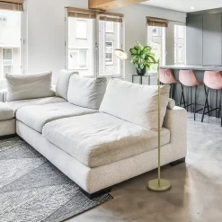 Straluma Dimbare LED leeslamp messing op accu oplaadbaar><noscript><img width=