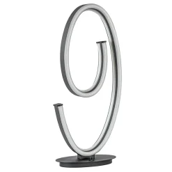 Straluma Dimbare LED tafellamp mat zwart ovaal> Tafellampen|LED Tafellampen