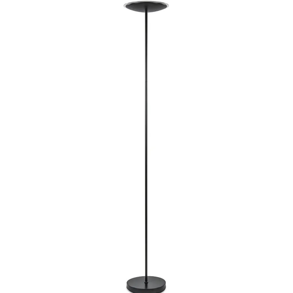 Straluma Dimbare LED uplighter vloerlamp mat zwart> Vloerlampen|Uplighters