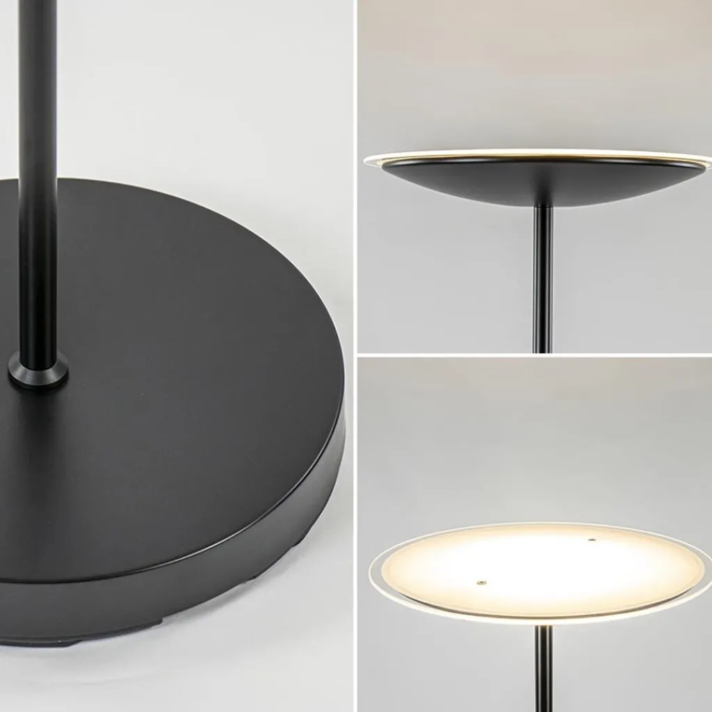 Straluma Dimbare LED uplighter vloerlamp mat zwart> Vloerlampen|Uplighters