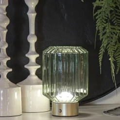 Straluma Dimbare tafellamp op batterij groen/goud><noscript><img width=