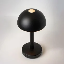 Straluma Draadloze LED tafellamp zwart oplaadbaar><noscript><img width=