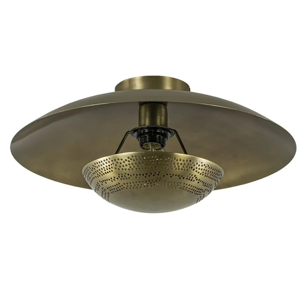 Straluma Elegante plafond/wandlamp antiek brons> Wandlampen|Woonkamerlampen