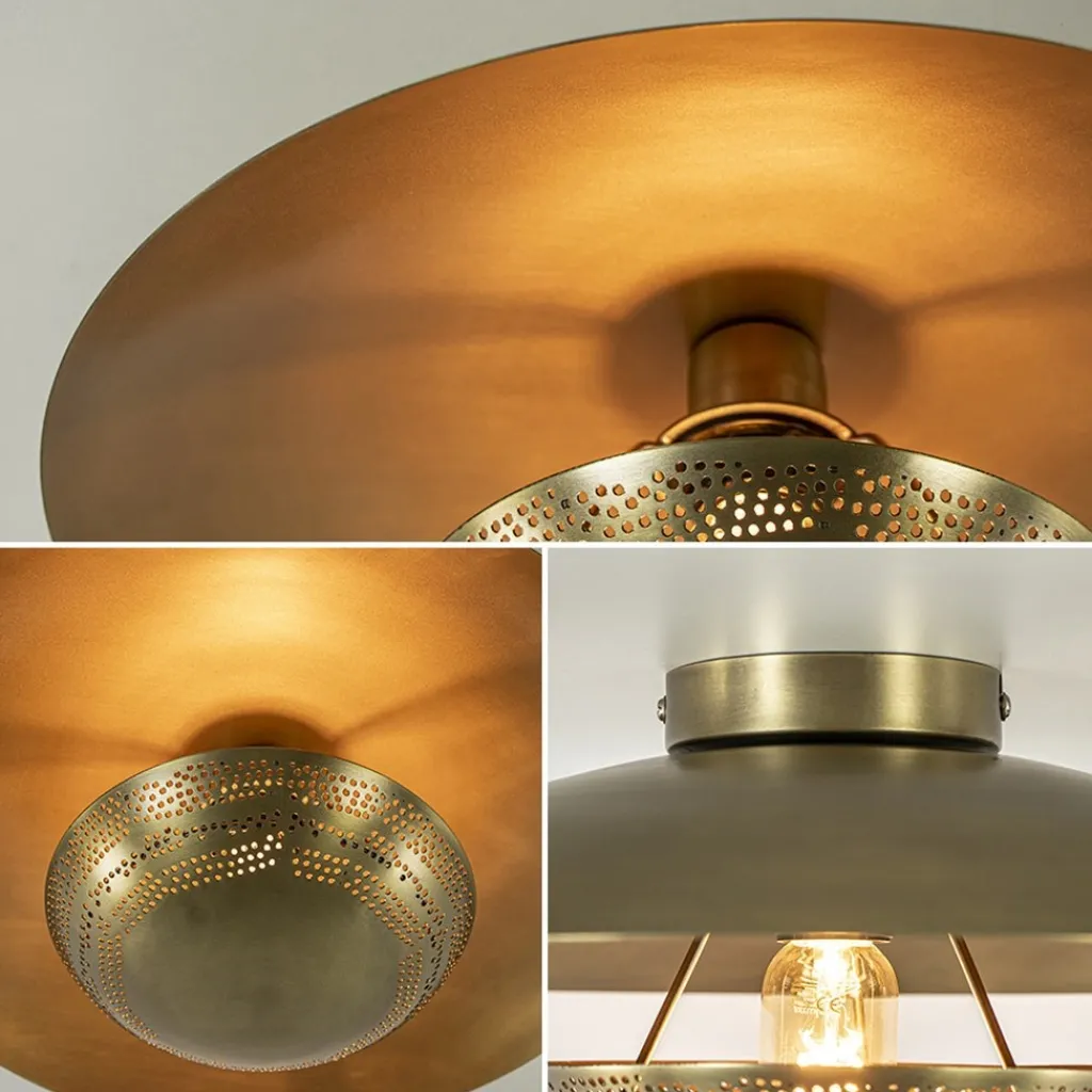 Straluma Elegante plafond/wandlamp antiek brons> Wandlampen|Woonkamerlampen